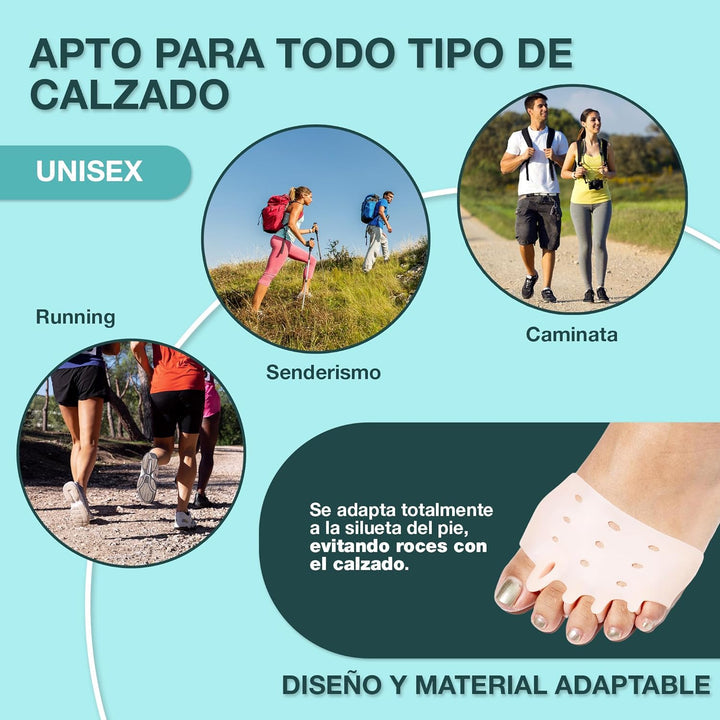 Almohadillas Terapéuticas con Separador de Dedos l PharmaToe™ (Oferta 3x1)